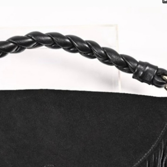 🔥 GENUINE SUEDE LONG FRINGE HANDBAG FROM NORDSTROM - Picture 6 of 7